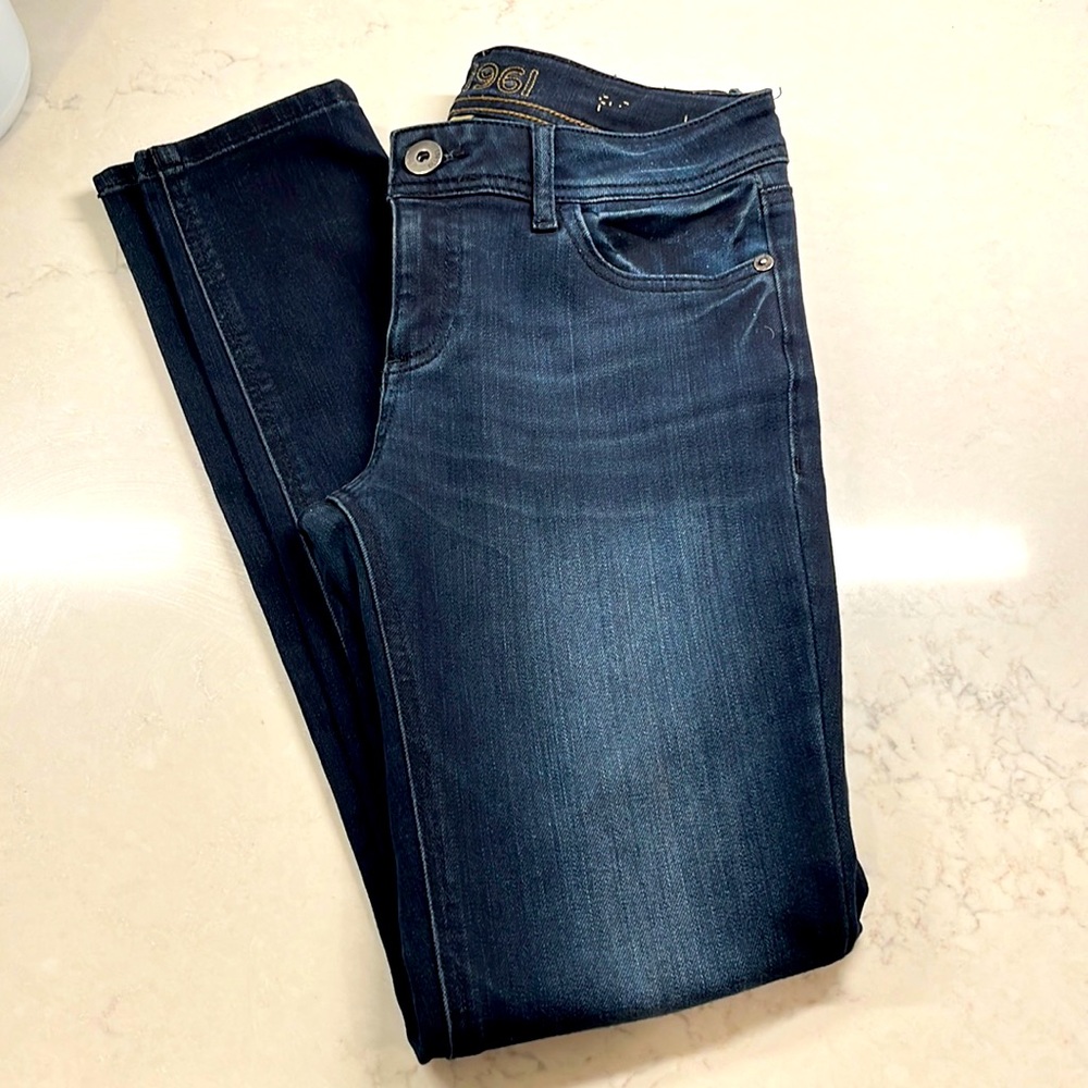 Dark wash DL1961 skinny jeans